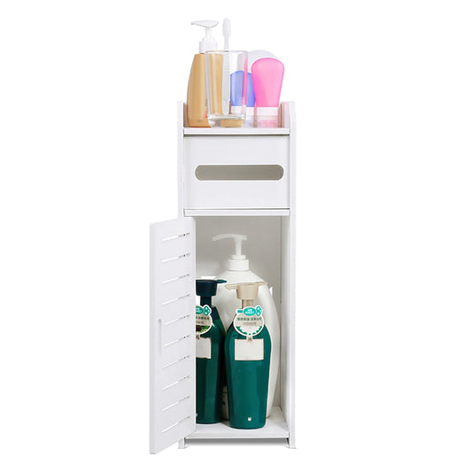 Breylee Toilet Cabinet Wooden Bathroom Storage Organizer