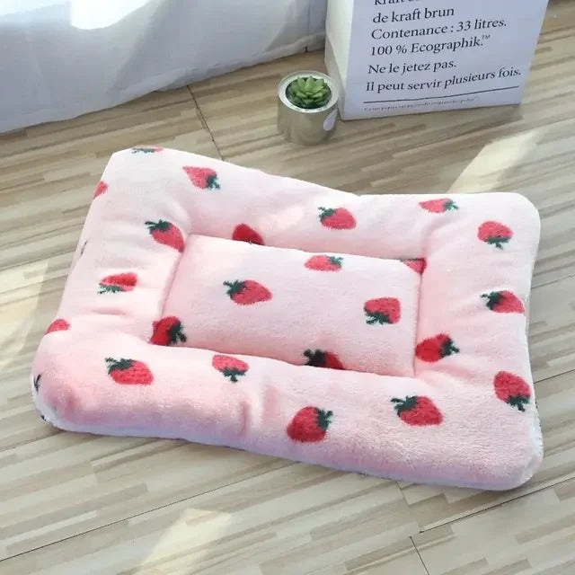 Flannel Pet Dog Bed Mat Breathable Warm Cushion For Pets