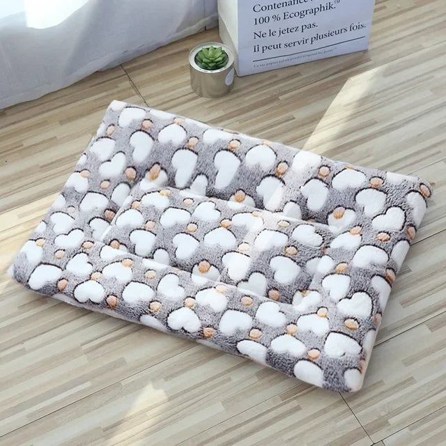 Flannel Pet Dog Bed Mat Breathable Warm Cushion For Pets