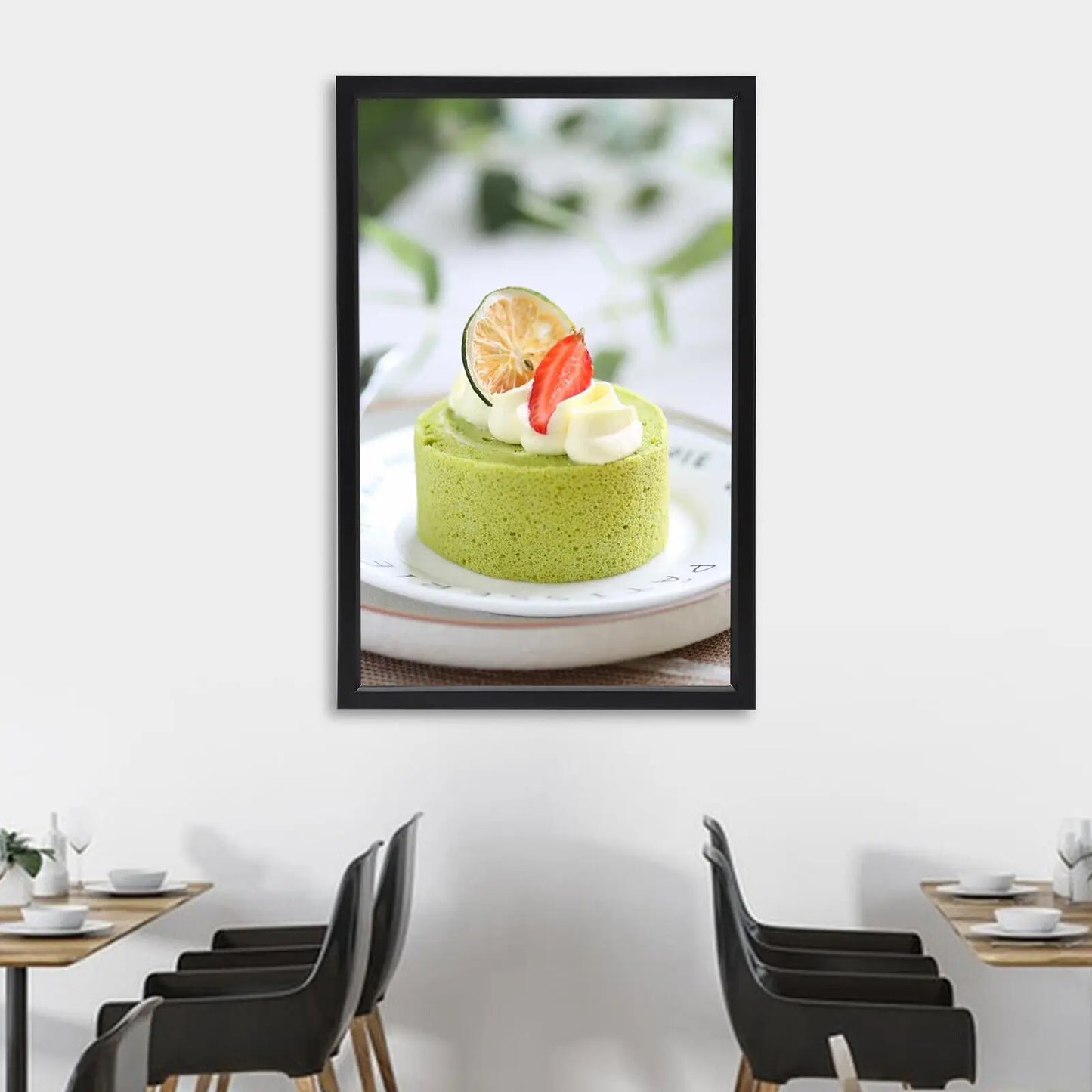 Bymaocar Led Light Box Poster Display Wall Mount Frame