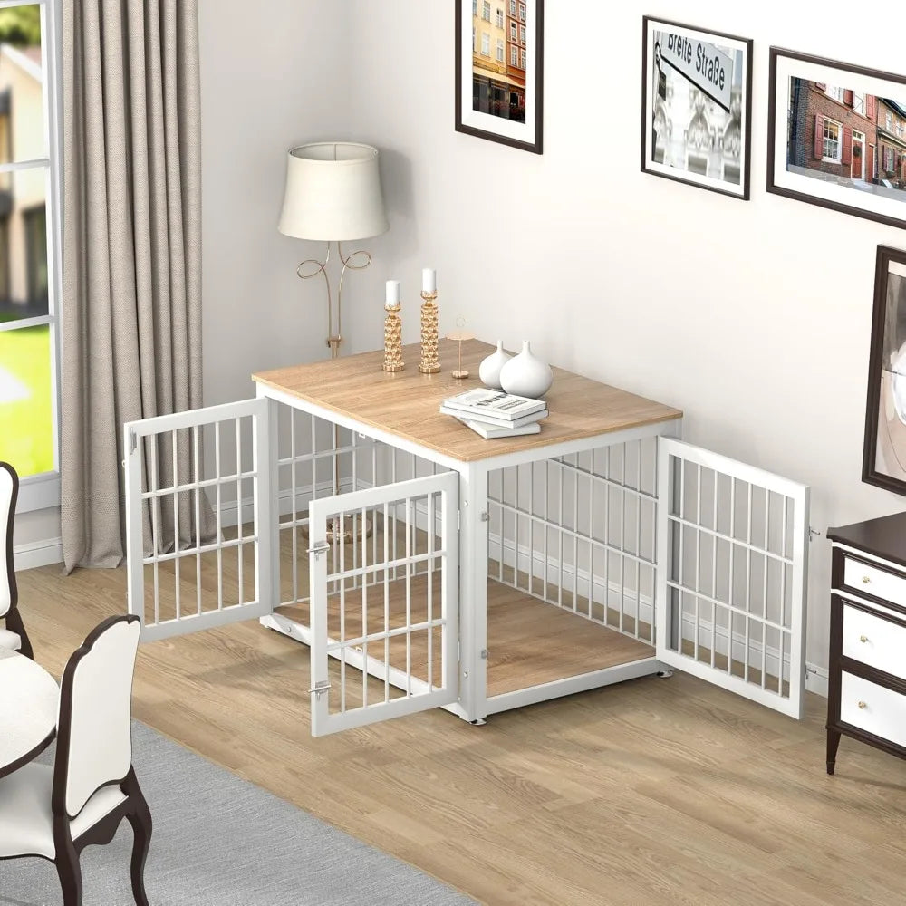 Heavy Duty Dog Crate Furniture End Table For Large And Medium Dogs