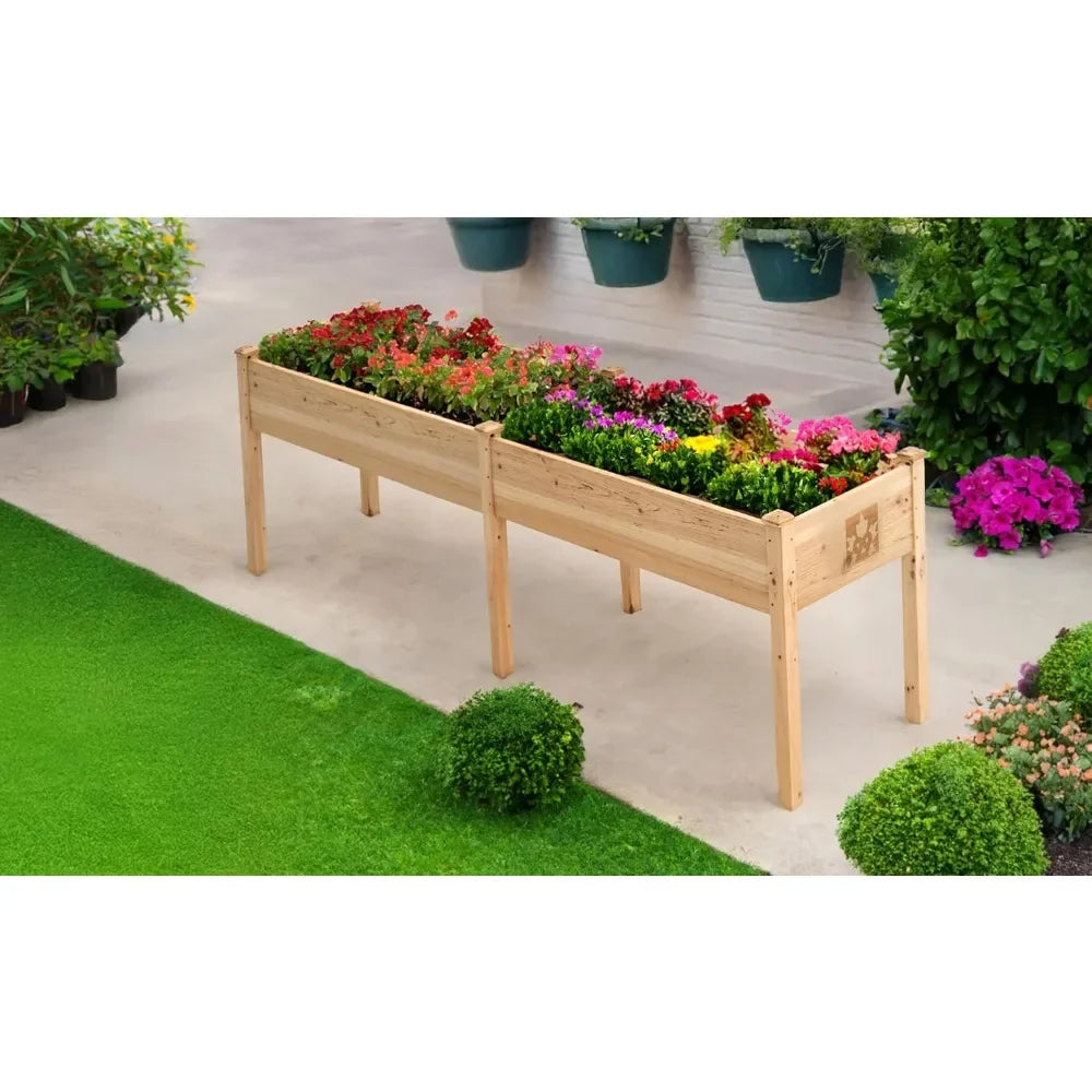 Raised Garden Bed With Legs Elevated Planter Box Veggies