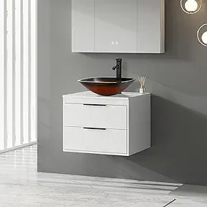 DAFIFY Bathroom Vanity Cabinet With Sink Wall Mounted