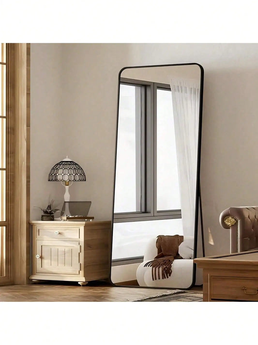 Rectangular Full Length Mirror With Aluminum Frame