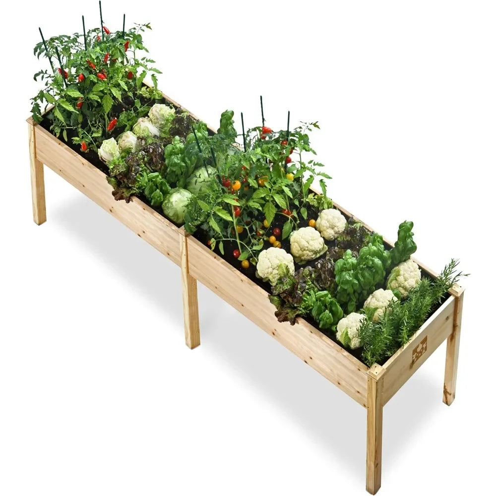 Raised Garden Bed With Legs Elevated Planter Box Veggies