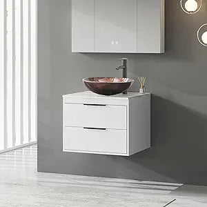 DAFIFY Bathroom Vanity Cabinet With Sink Wall Mounted