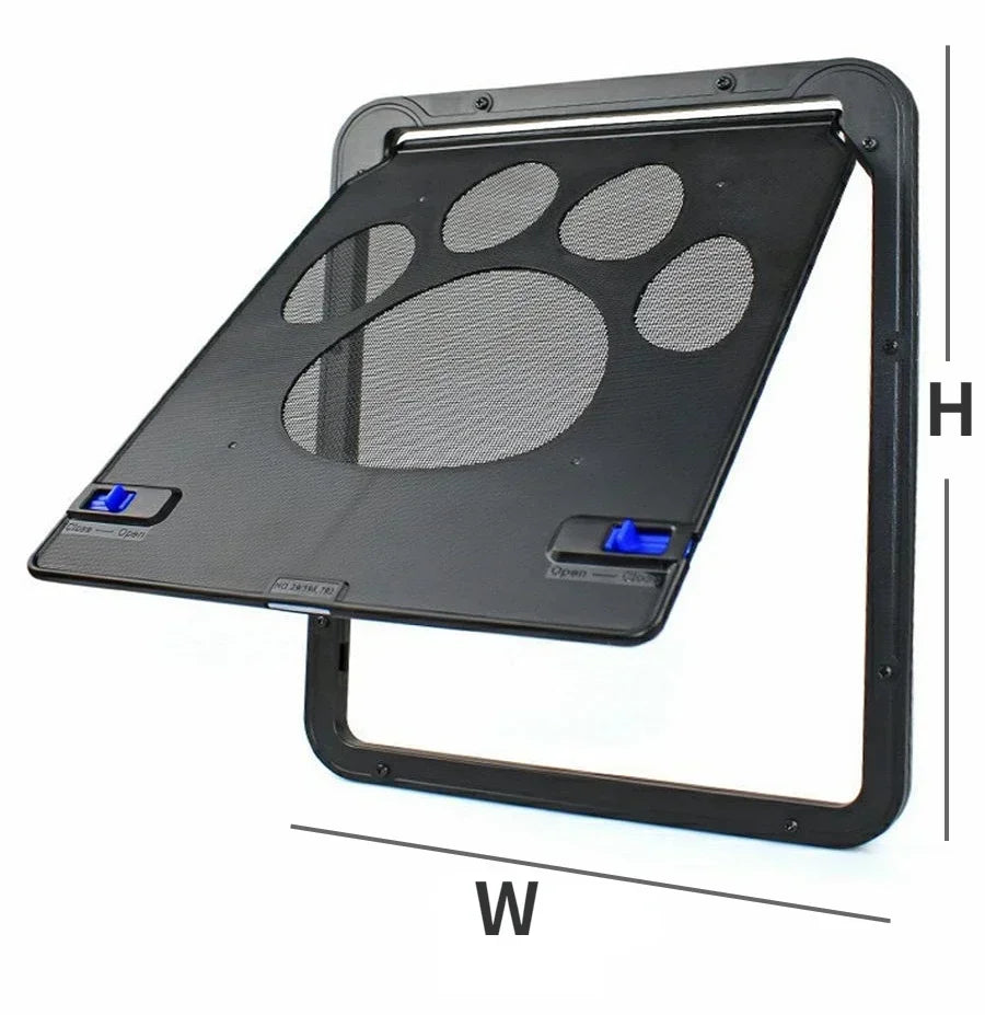 Lockable Magnetic Pet Door For Dogs And Cats Outdoor Screen Door