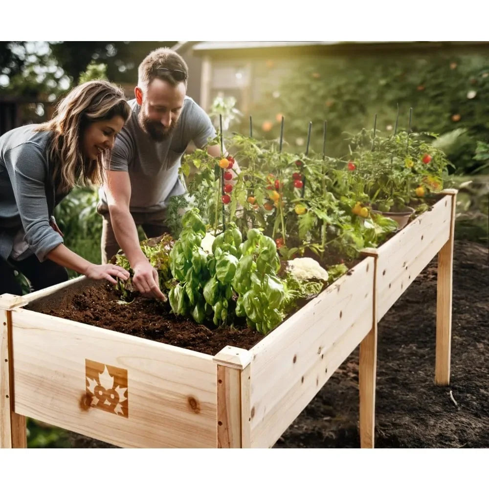 Raised Garden Bed With Legs Elevated Planter Box Veggies