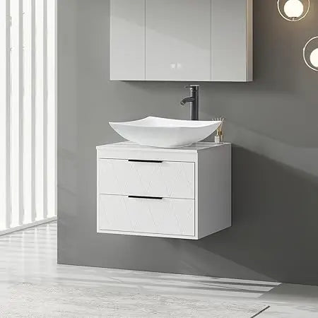 DAFIFY Bathroom Vanity Cabinet With Sink Wall Mounted