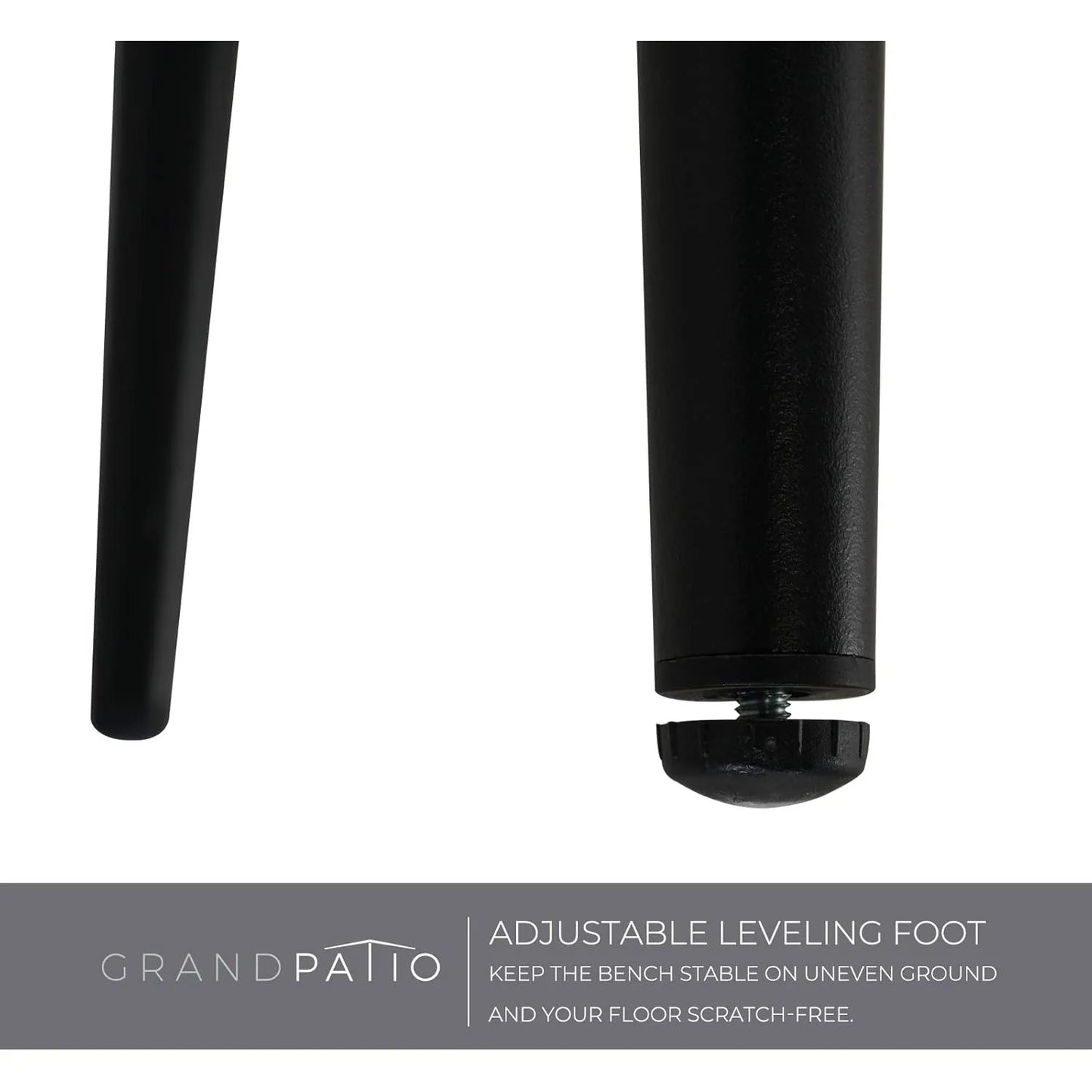 Huanzhuang 2 Seat Leather Look Wicker Outdoor Bench