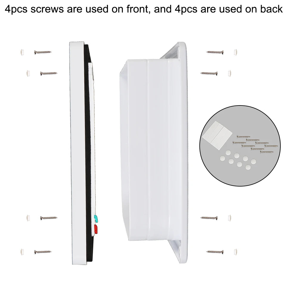 Cat Dog Flap Door ABS Plastic With 4 Way Lock