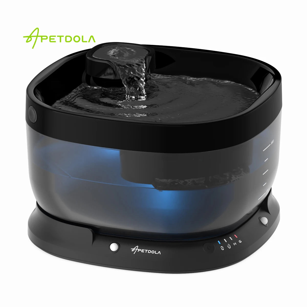 APETDOLA Wireless Dog Water Fountain Auto Sensor Drinker