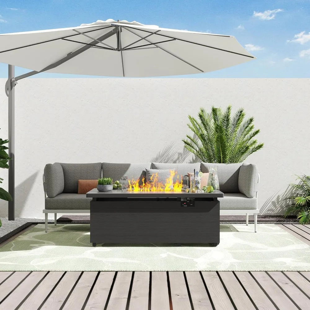 HUANZHUANG Metal Patio Furniture Set Outdoor Sectional Sofa