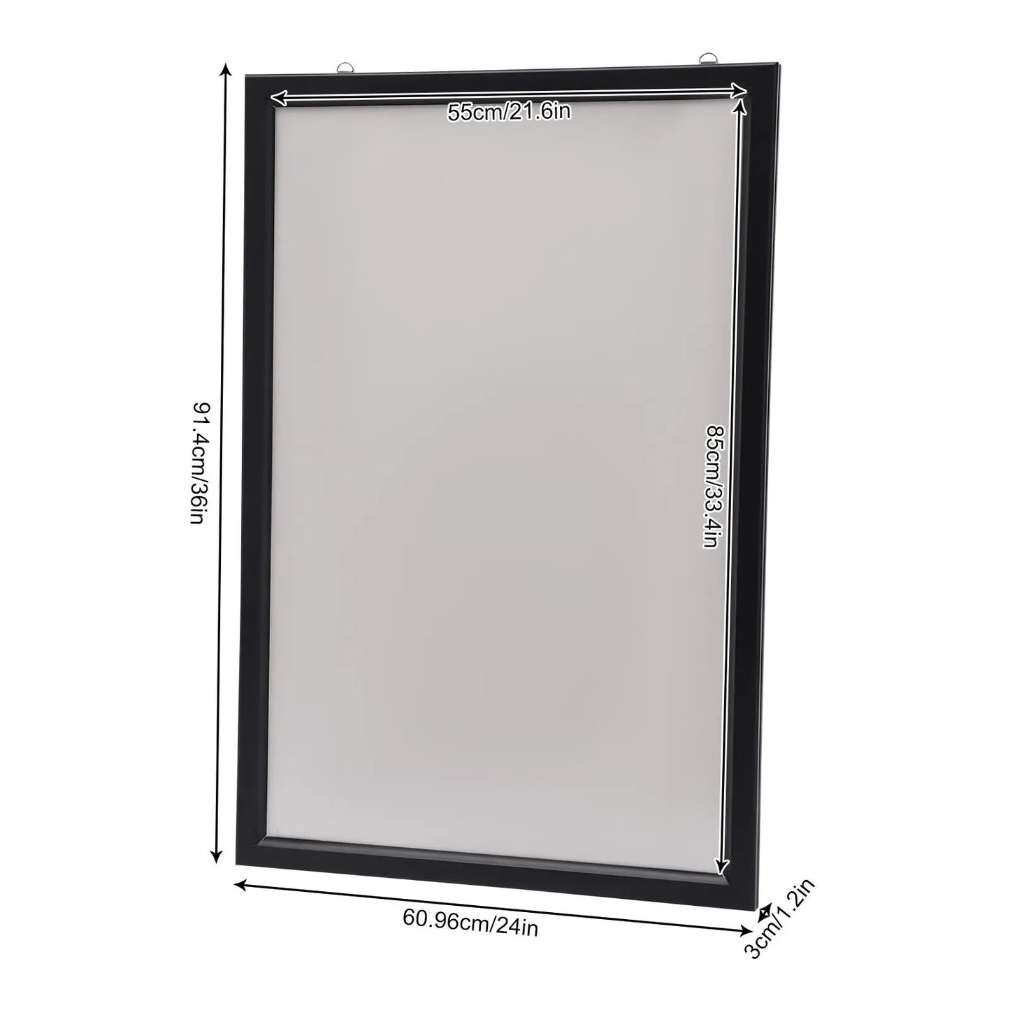 Bymaocar Led Light Box Poster Display Wall Mount Frame