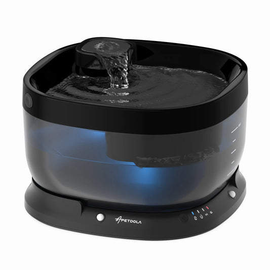 APETDOLA Wireless Dog Water Fountain Auto Sensor Drinker