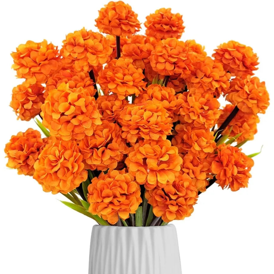 Artificial Chrysanthemum Mums Silk Flowers Outdoor UV Resistant