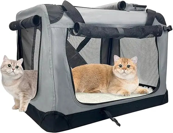 TIFICY Soft Sided Cat Carrier Collapsible Travel Carrier