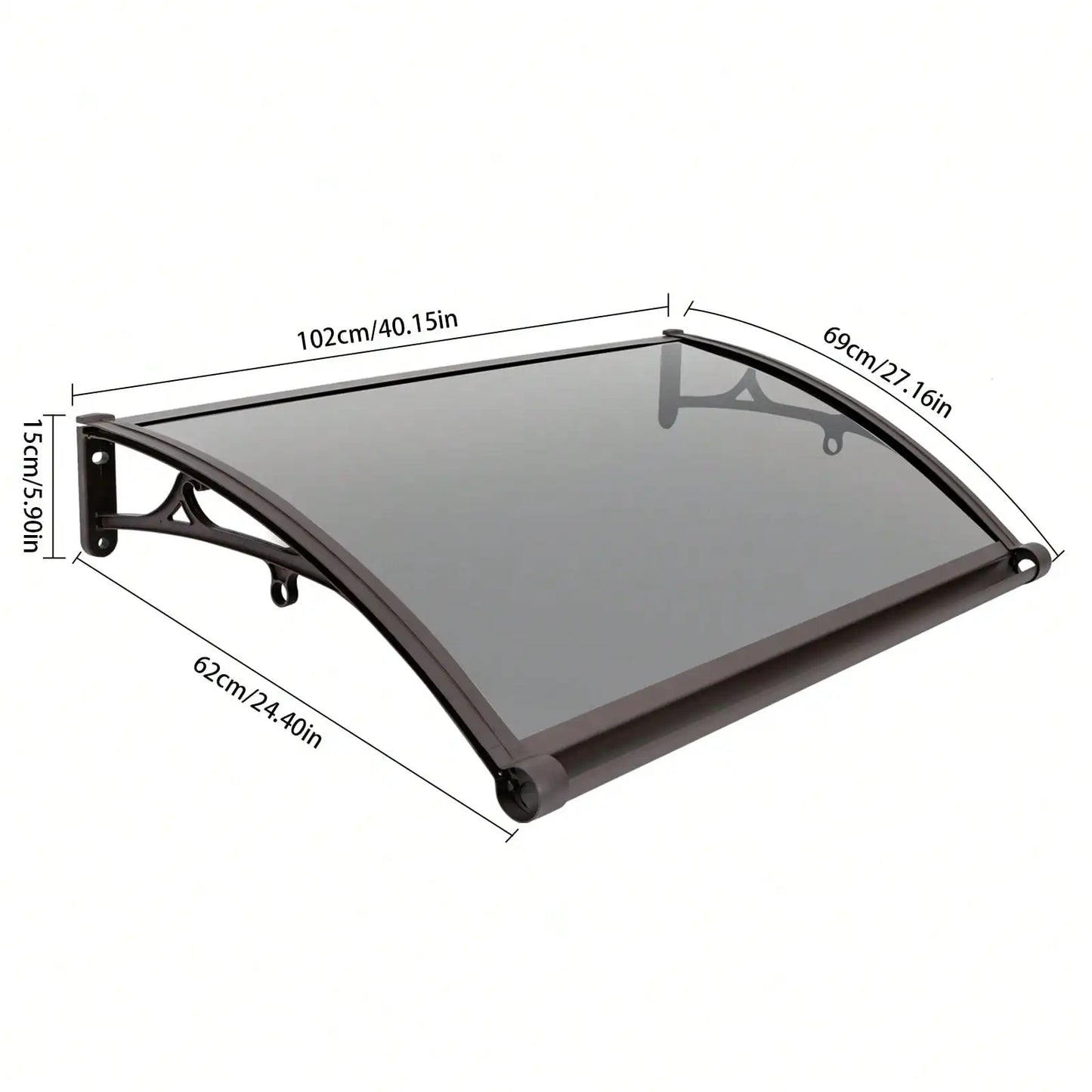 Cover Area All Weather Door And Window Overhang Awning Patio