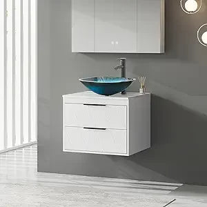 DAFIFY Bathroom Vanity Cabinet With Sink Wall Mounted