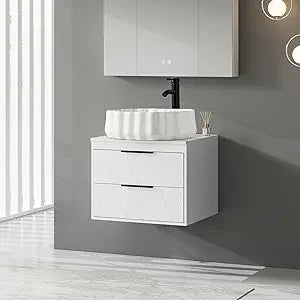 DAFIFY Bathroom Vanity Cabinet With Sink Wall Mounted